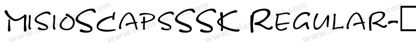 MisioSCapsSSK Regular字体转换